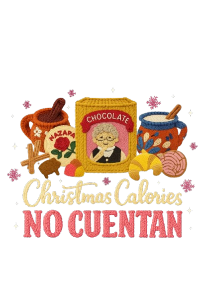 Faux yarn Christmas calories no Quentan