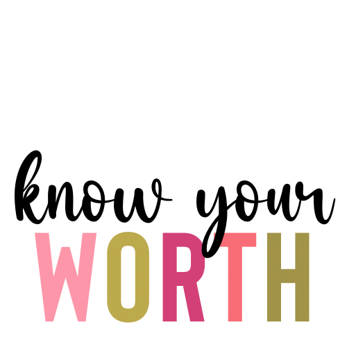 know your worth color set dtf transfer