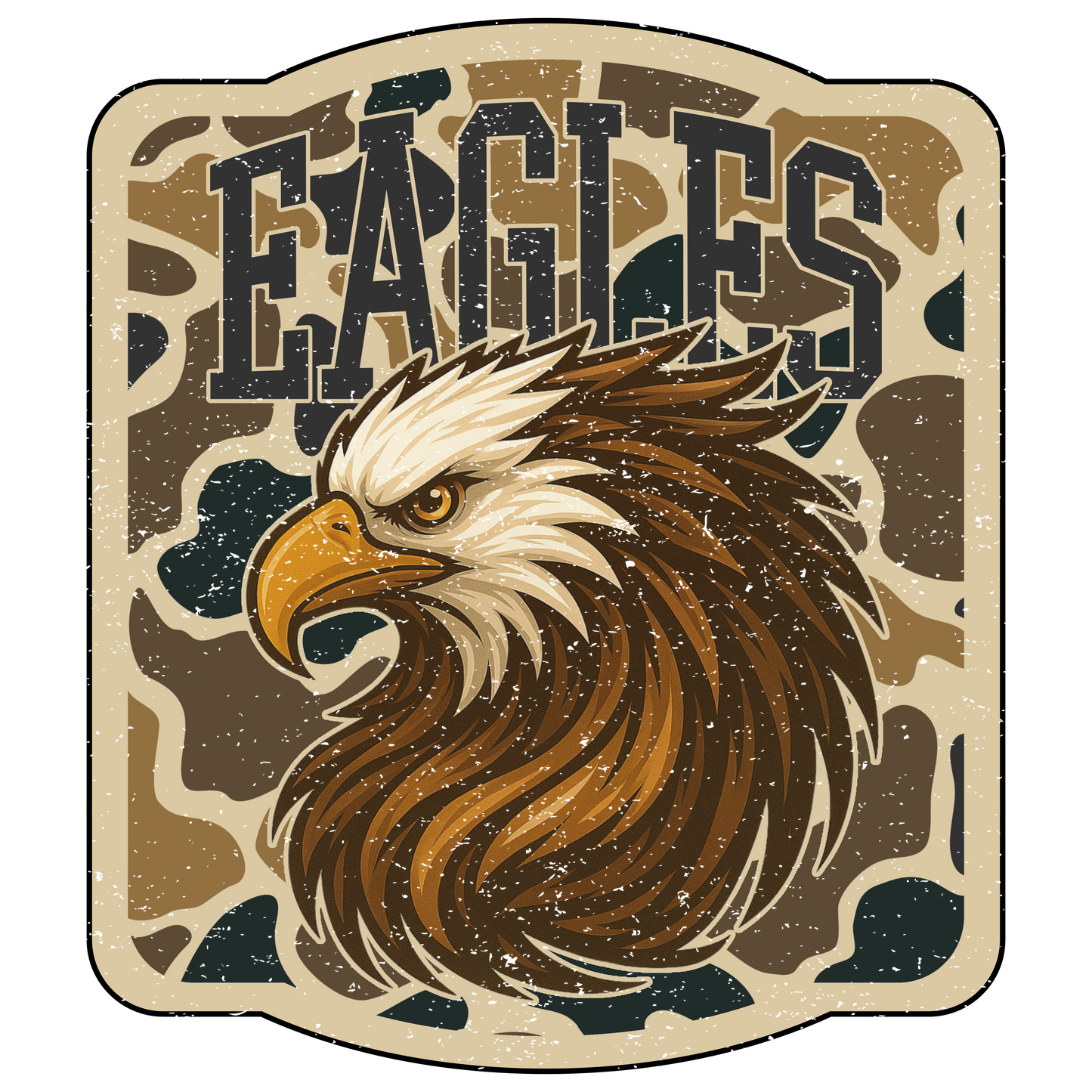 Eagles Camo dtf transfer