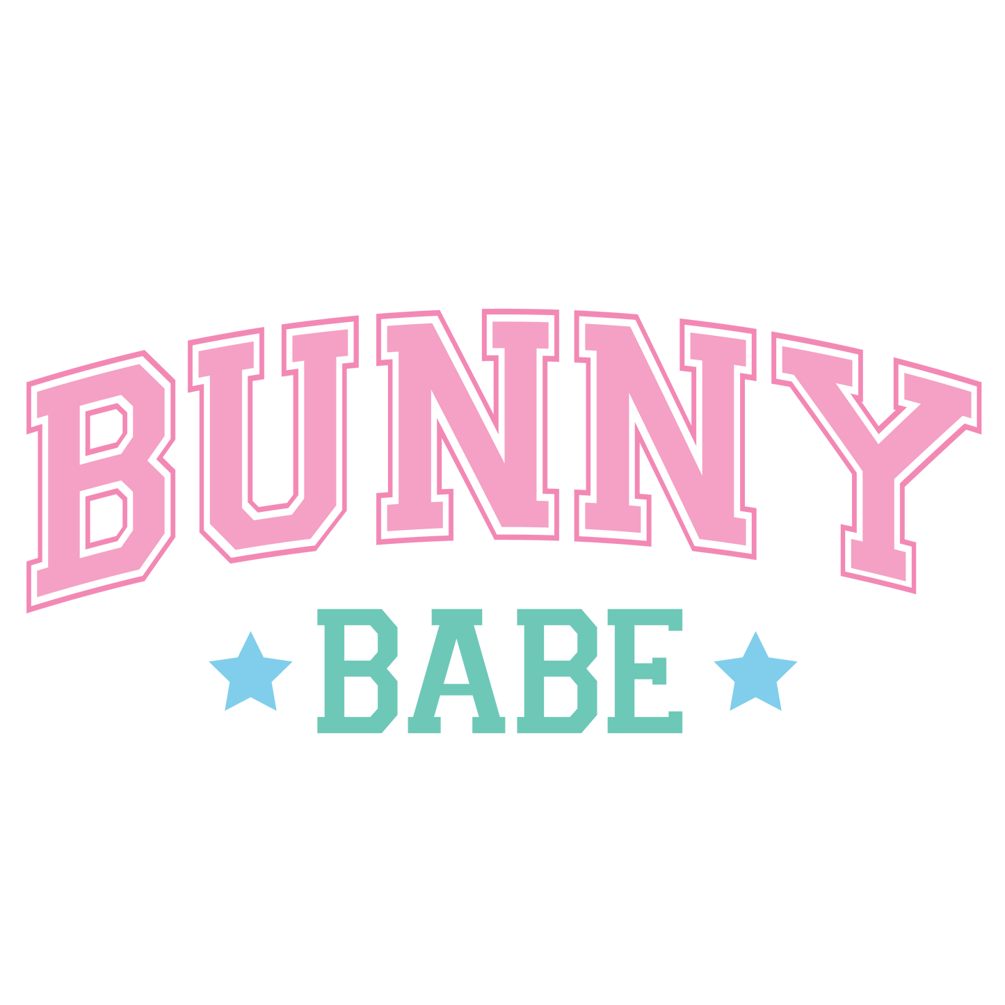 Bunny Babe dtf transfer