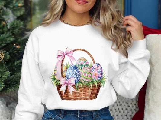 Preppy pink basket