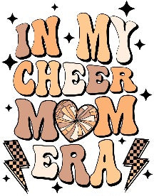 Cheer mom era dtf transfer [neutral]