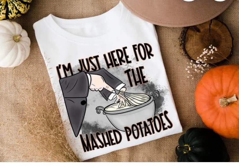 Mashed potatoes dtf transfer