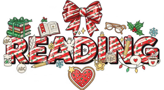 📚 reading 🎄 Christmas color bow