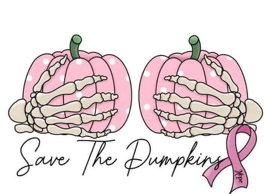 Save the pumpkins DTF TRANSFER