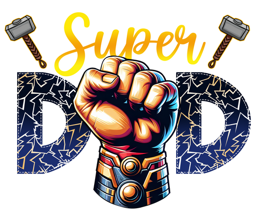 Super Dad Thor dtf transfer