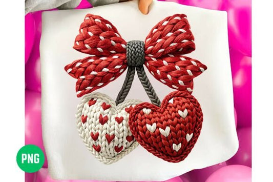 Cherry hearts 🍒 ♥️💕❤️dtf transfer