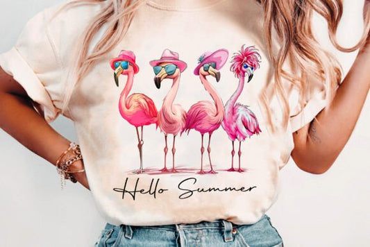 Hello Summer Flamingo