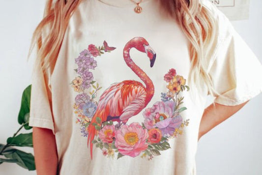 FLORAL flamingo