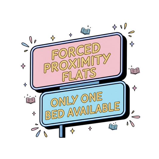 Forced proximity only one bed Uv DECAL (4in)