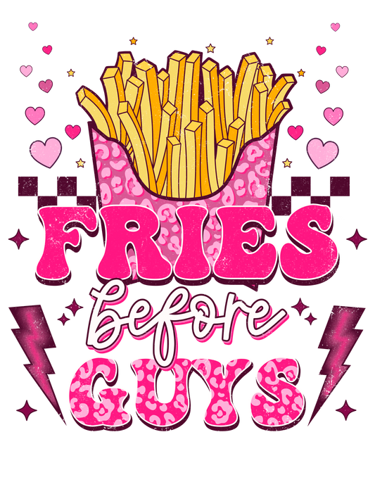 Fries before guys grunge dtf transfer