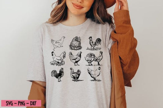 Vintage Chickens