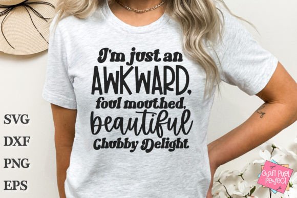 Beautiful chubby delight dtf transfer