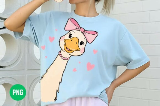 Light pink goose ♥️💕❤️dtf transfer