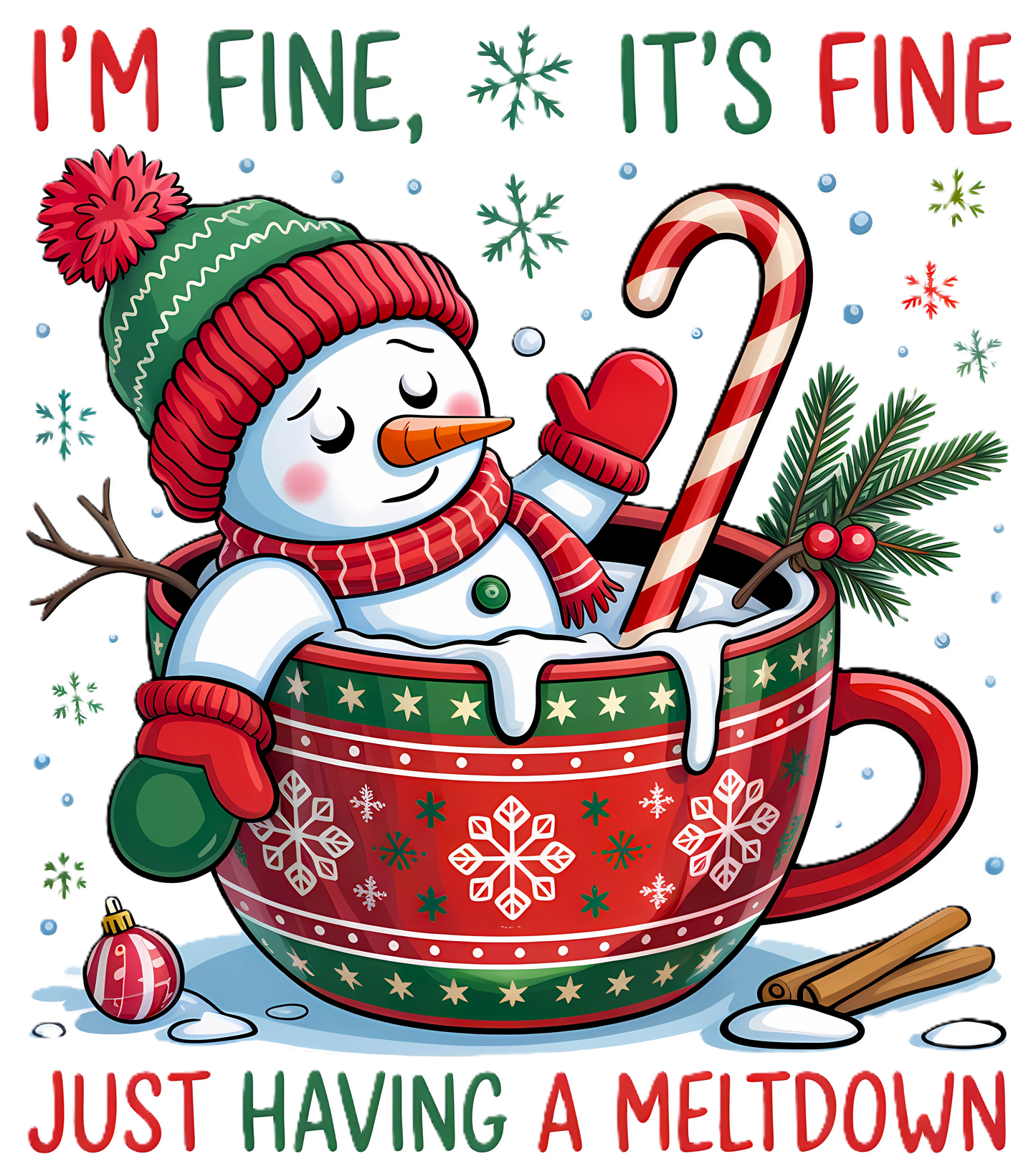 I'm fine it's fine ⛄️ - Hur&Co.