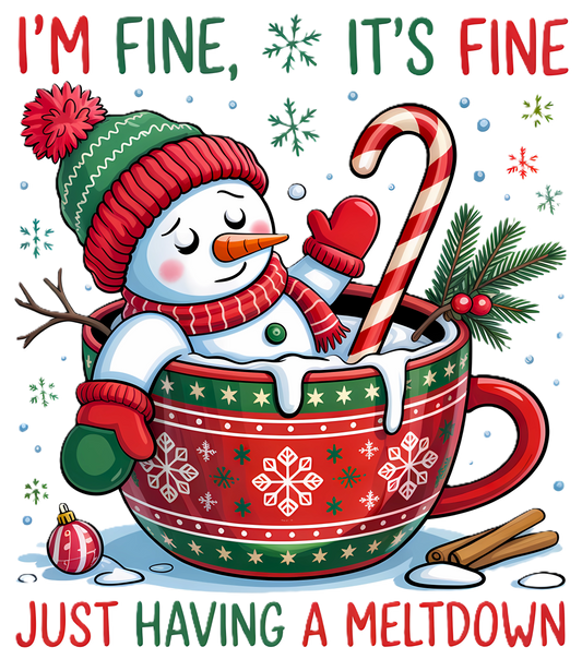 I'm fine it's fine ⛄️