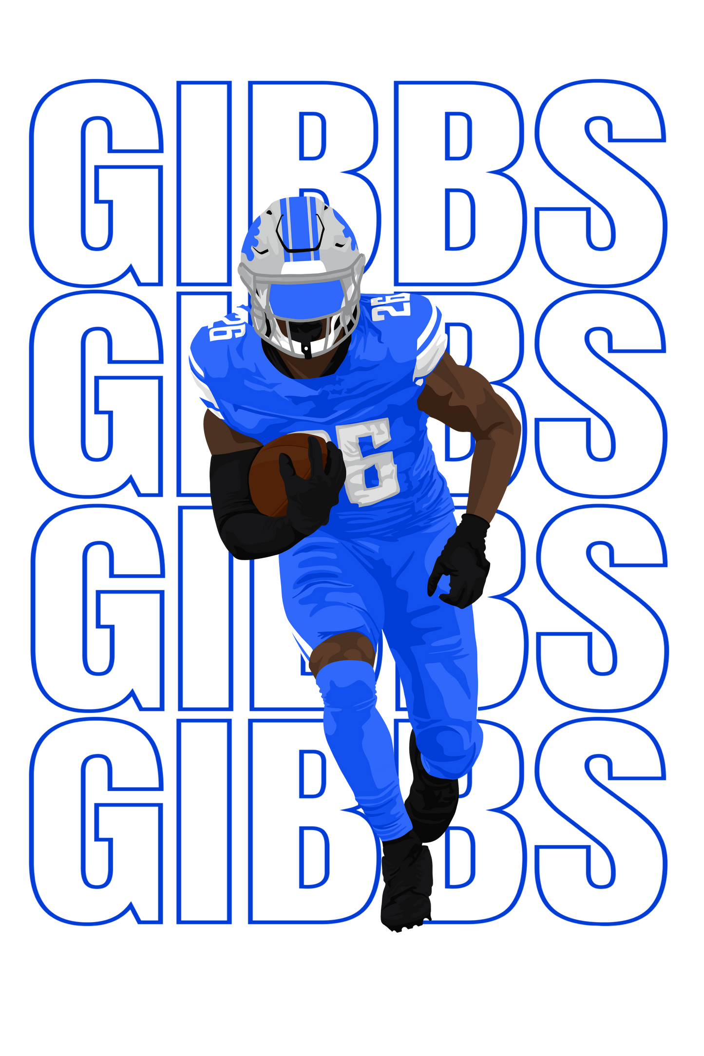 Detroit Gibbs dtf transfer