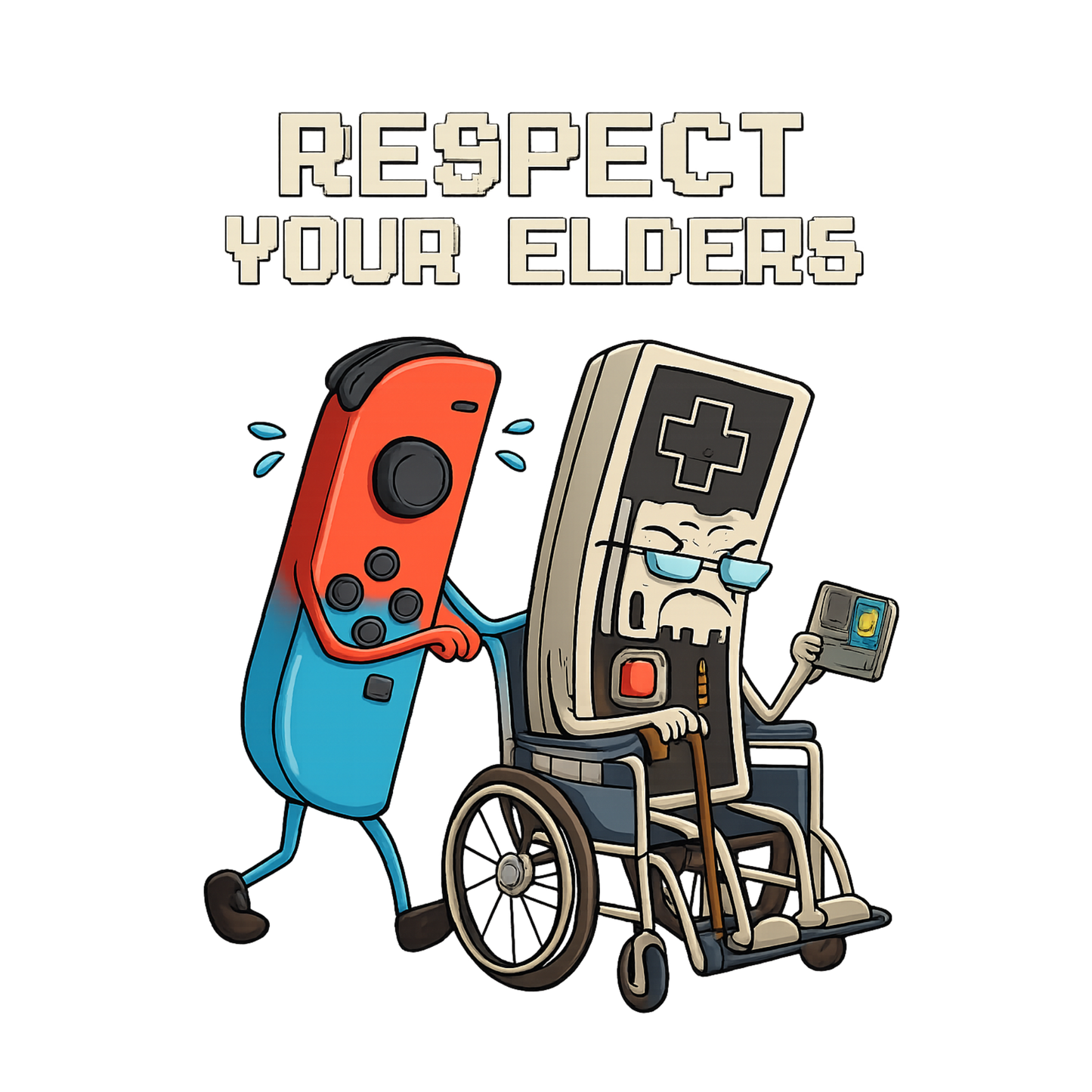 Respect your elders Uv DECAL (4in)