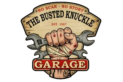 The busted knuckle garage Dtf transfer