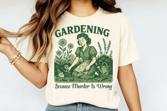 Gardening because murder is wrong🥒