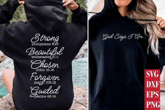 God says I am set dtf transfer