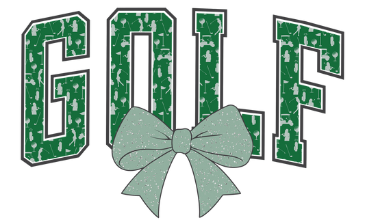 DTF TRANSFER GOLF WITH BOW