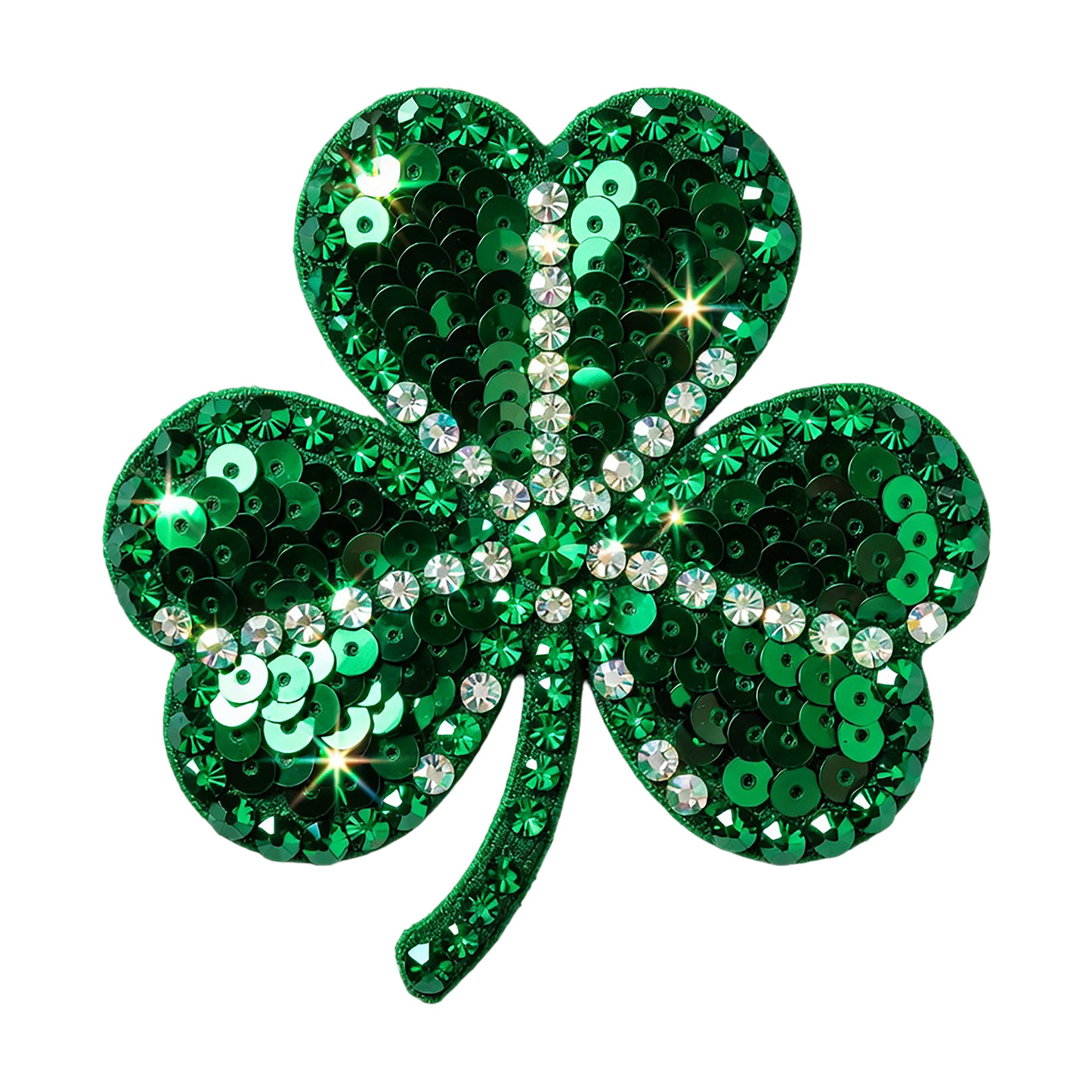 DTF TRANSFER FAUX SEQUIN SHAMROCK