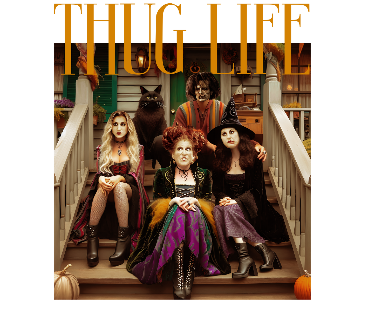 Thug life hp dtf transfer