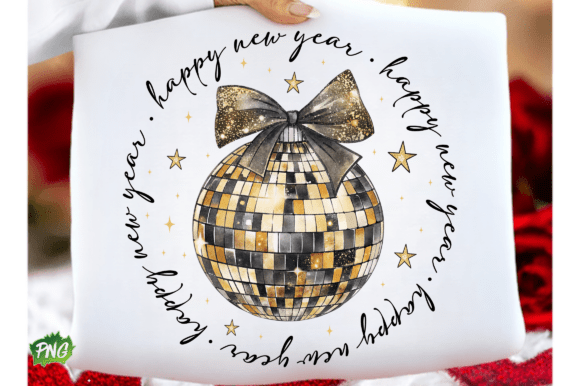 Happy New Year Disco Ball