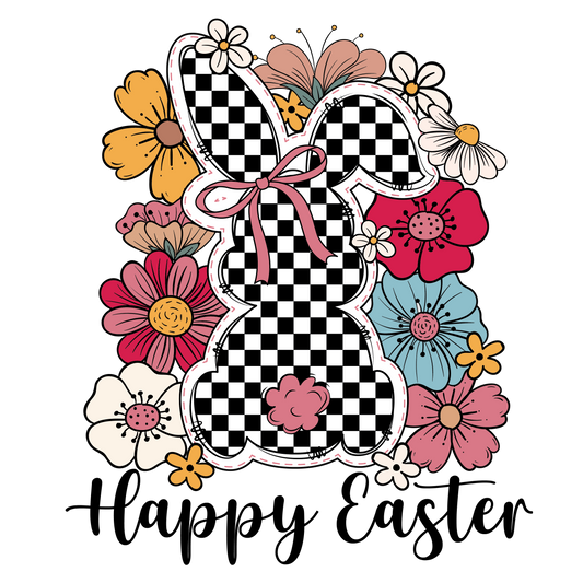 Happy Easter Checkered
