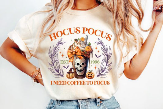 Hocus pocus coffee to focus dtf transfer