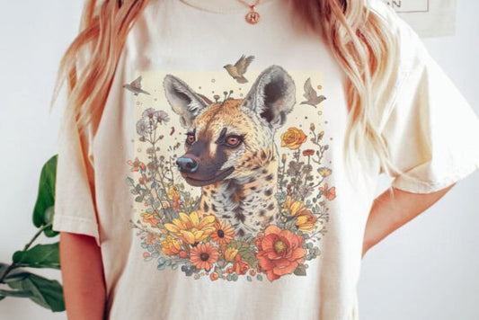 Floral hyena