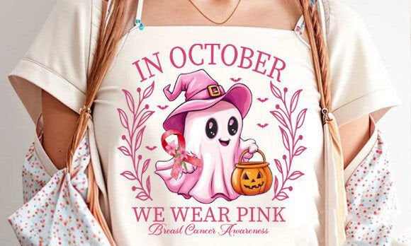 IN OCTOBER WE WEAR PINK dtf transfer