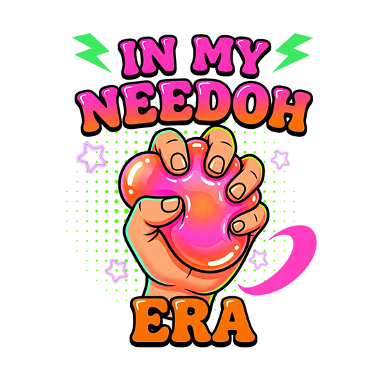 In my needoh era Pink Dtf transfer