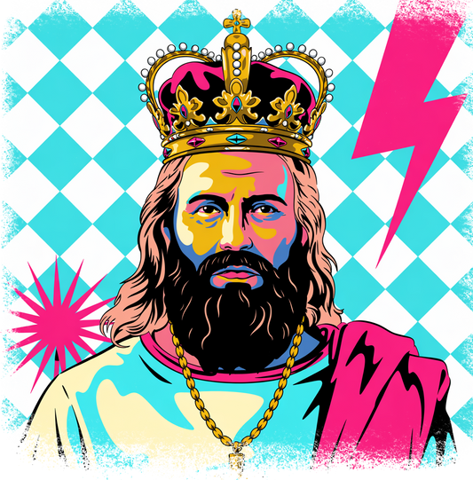 DTF TRANSFER GRUNGE JESUS