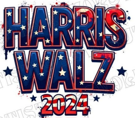 Harris Walz 2024 dtf transfer