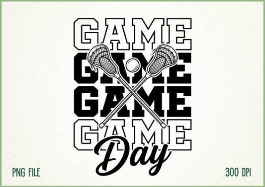 Game day lacrosse dtf transfer