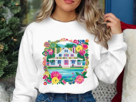 Preppy lake house
