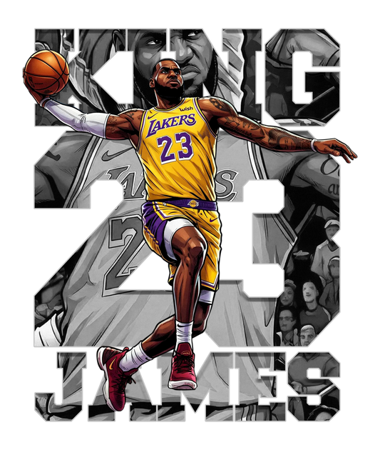LEBRON JAMES Dtf transfer