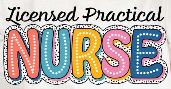 Licensed Practical nurse dtf transfer