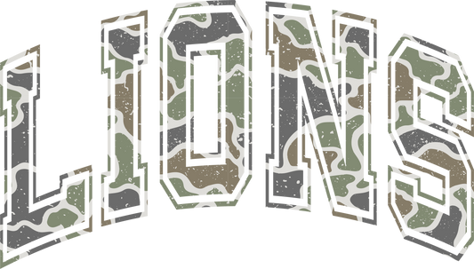 DTF TRANSFER ARCHED LIONS