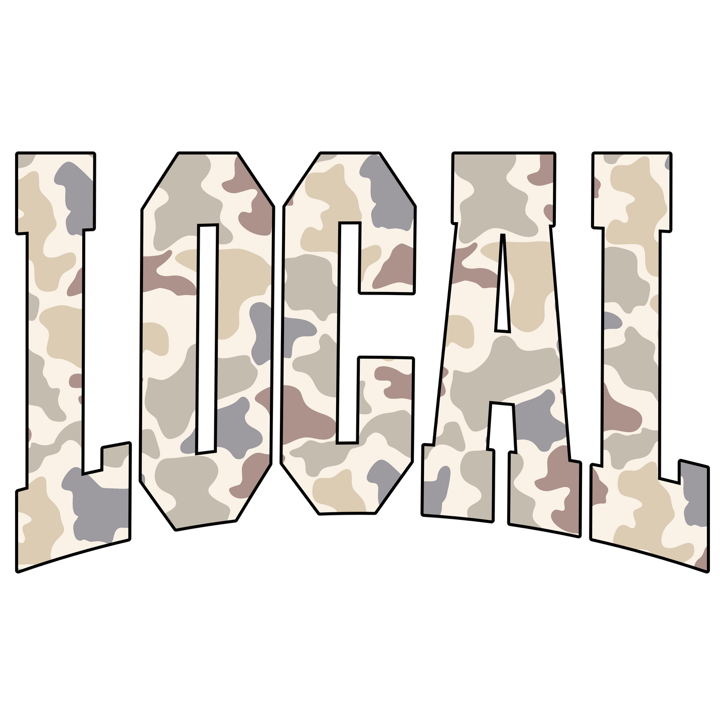 CAMO LOCAL DTF transfer