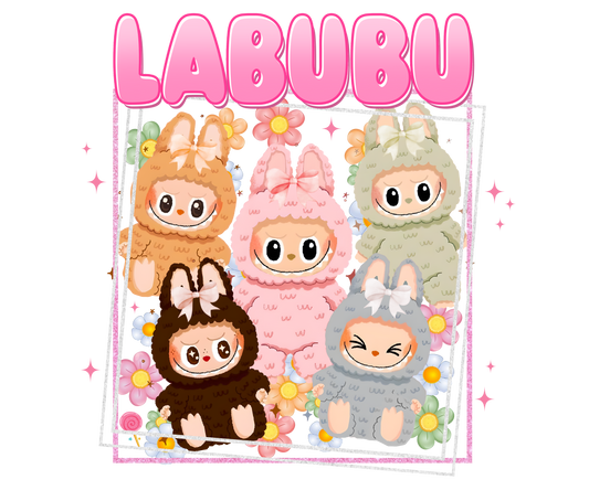 Pink bubble Labubu