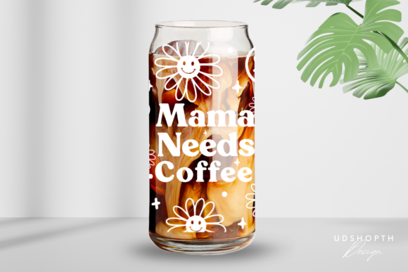 Libbey 16oz Cup UV Mama needs a coffee