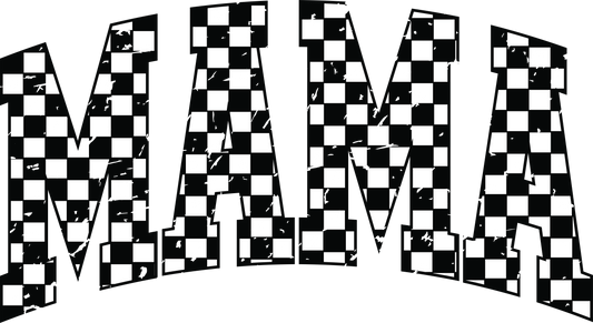 Mama checkered retro