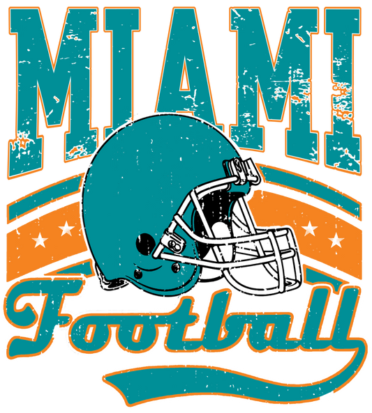 MIAMI vintage dtf transfer