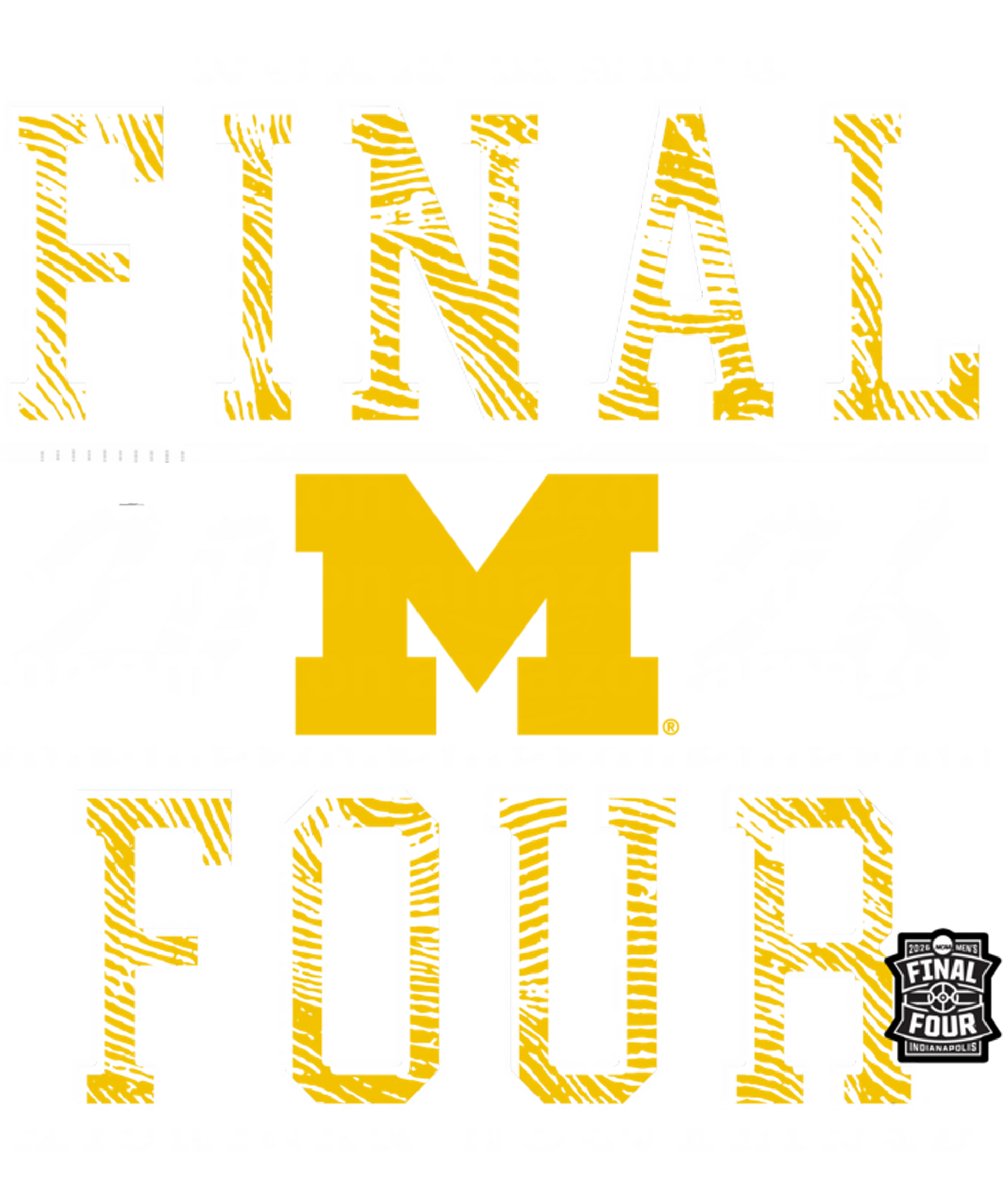 Final four u of m #7 Dtf transfer