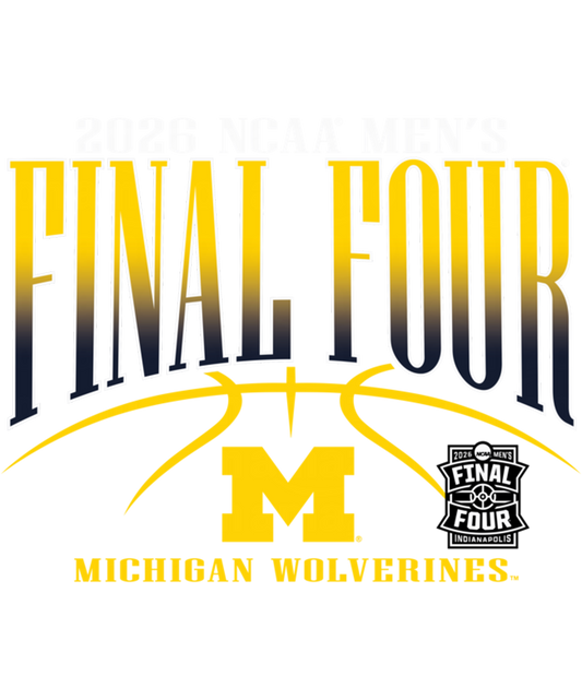 Final four u of m #8 Dtf transfer