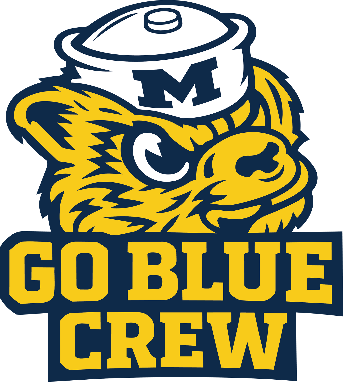GO BLUE CREW  DTF TRANSFER