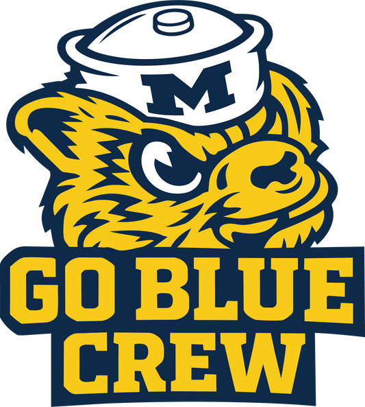 GO BLUE CREW  DTF TRANSFER